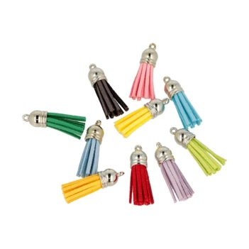Artemio Set 10 tassels Assorted Colors 