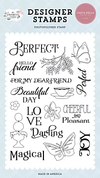 SUPER DEAL **30%** Carta Bella My Favorite Things Clear Stamps For My Dear Friend 