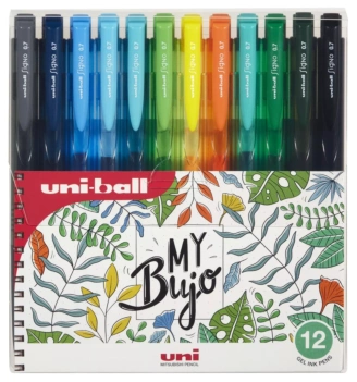 Zestaw 12 długopisów żelowych Signo My Bujo #02 Uni-Ball