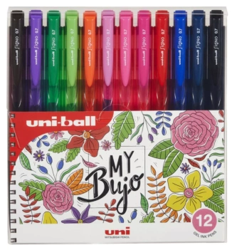 Zestaw 12 długopisów żelowych Signo My Bujo #01 Uni-Ball