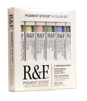 Set 6 Barras de pigmento al óleo Chromatic Tone R&F 38ml