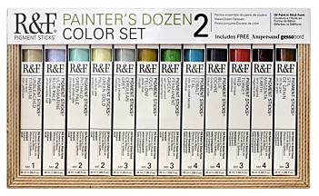 Set 12 Barras de pigmento al óleo Painters Dozen 2 R&F 38ml