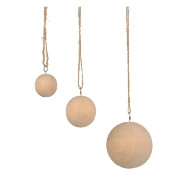 3 Bolas de Navidad Artemio 3cm

