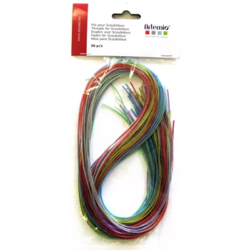 Hilos para Scoubidous Metallic Artemio