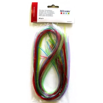 Hilos para Scoubidous Glitter Artemio