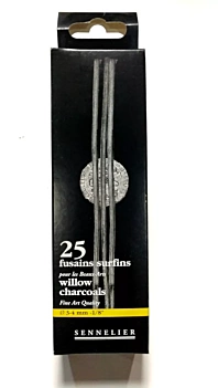 Set 25 Carboncillos Ø3-4mm Sennelier