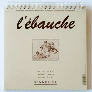Bloc de Dibujo L´Ébauche Sennelier 90g/m2  25x25cm

