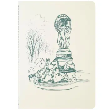 Cuaderno Cahier rayado Fontaine des Quatre J.Herbin A5 120g/m²