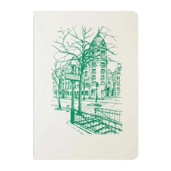 Cuaderno rayado metro parisien J.Herbin A5 120g/m²