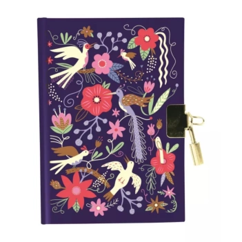 Diario personal Gatos y Flores Avenue Mandarine