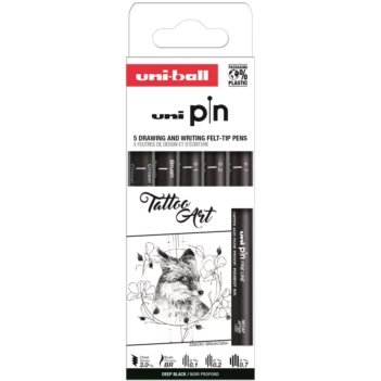 Set de 5 rotuladores Scketching Pin Uni-Ball