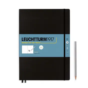 Cuaderno de bocetos Master Negro liso tapa dura Leuchtturm1917 A4+