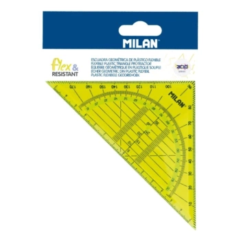Milan Flex&Resistant  geometrisches Quadrat Saures Gelb 14cm 