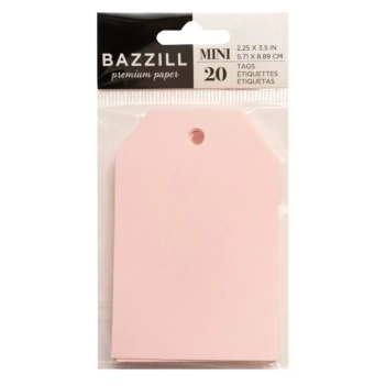 Set 20 Mini Etiquetas Lilac Swirl Bazzill
