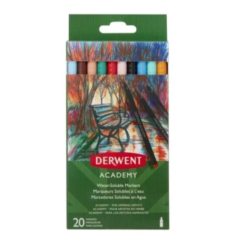 Set 20 Rotuladores Solubles en Agua Academy Derwent