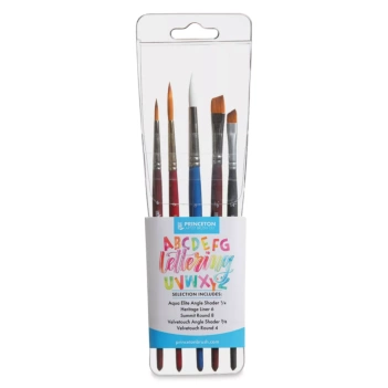 Set de 5 Pinceles para Letteting Princeton