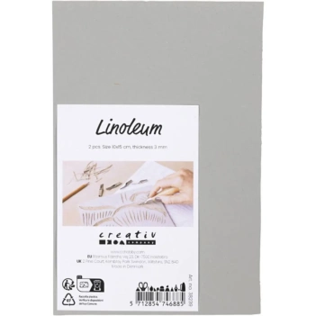 Kit de herramientas de impresión con bloques de linóleo Creativ Company