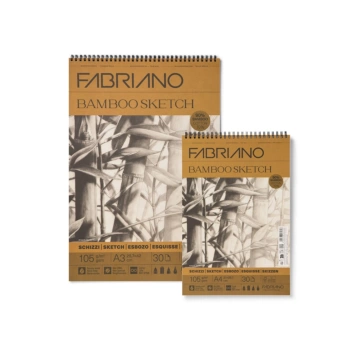 Fabriano Sketch Spiral Block Bamboo 105g/m²