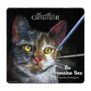 Kit de Dibujo a la Acuarela The Aquarino Box 24 Piezas Cretacolor