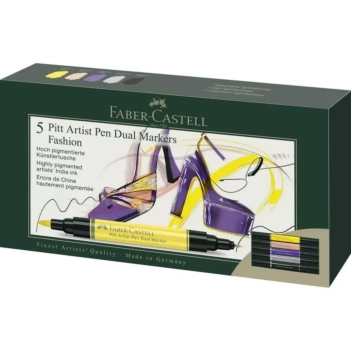 Faber-Castell Case 5 Fashion Pitt Artist Pen Dual Markers