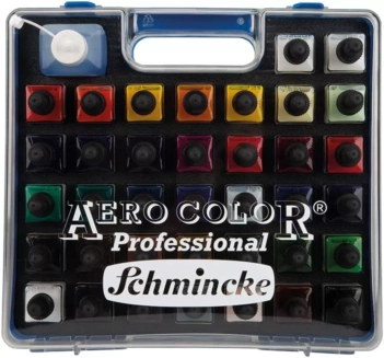 Zestaw 37 płynnych atramentów Aero Color Profesional Schmincke 28ml