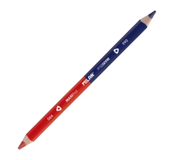 Lápiz Bicolor Triangular Maxi Rojo-Azul Milan
