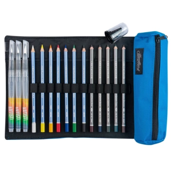 Cretacolor Aqua Roll-up-Etui Aquarellstifte und Zubehör