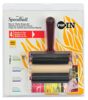 Set 4 Rodillos Pop-in Speedball 10cm