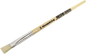 Pincel natural cerda blanca Décopatch nº10