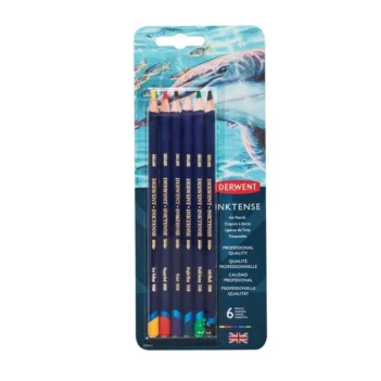Set 6 Lápices Acuarelables Inktense Derwent