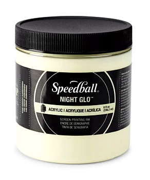 Tinta acrílica para serigrafía Night Glow Speedball 236ml