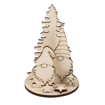 Rayher Wooden 3D Gnome Kit