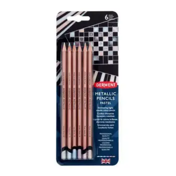 Set 6 Lápices Metálicos Tradicional Derwent

