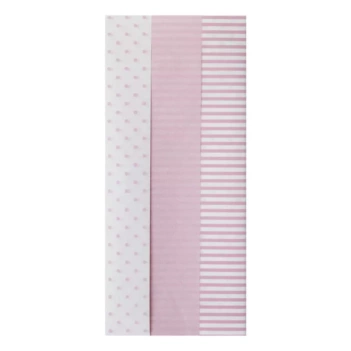 Set 6 papiers de soie assortis rose bébé 50x70cm Clairefontaine