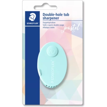 Afilapuntas Doble con Depósito Verde Pastel Staedtler