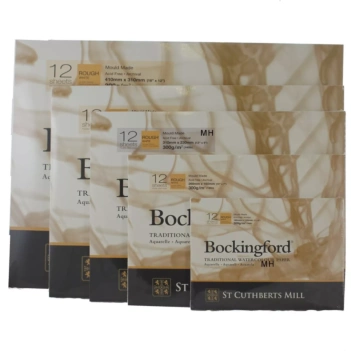 Bloc Bockingford 300g/m² Anillado Grano Grueso St Cuthberts Mill