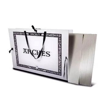 Carpeta de dibujo con 10 papeles de acuarela Grano fino 300gr Arches 61x81cm