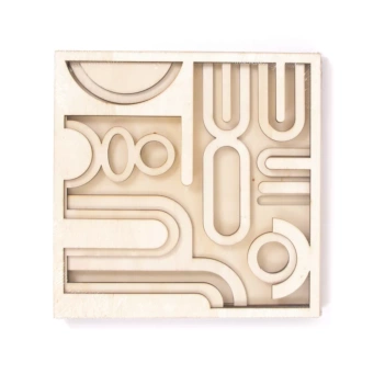 Silueta de madera Marco Formas 01 Boho Artemio