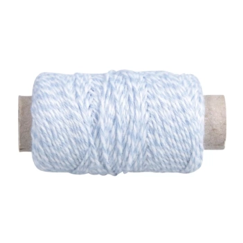 Rayher Light Blue and White Cord Spool