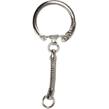 Set mit 25 Schlüsselanhängern mit Kette