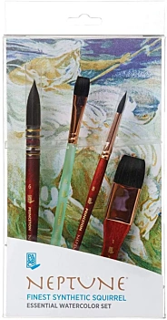 Pincel 4750 Aquarelle Plano Mango Corto Neptune Princeton nº1