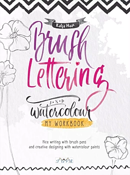 Brush Lettering Workbook K Haas Inglés