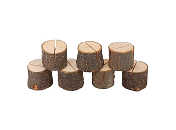 Artemio Set 6 wooden card holders 