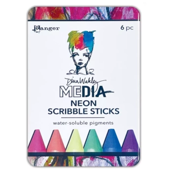 Set Ceras Acuarelables Neon Scribble Sticks Dina Wakley Ranger