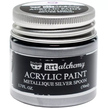 Pintura acrílica metálica Finnabair Silver Spoon