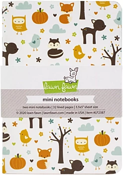 Lawn Fawn Mini Notebooks Into The Woods 