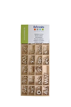 Abecedario Mini de Madera Artemio
