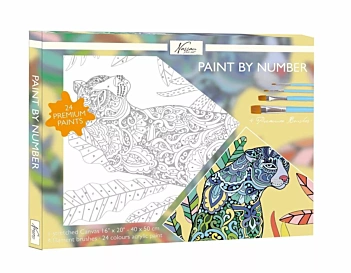 Kit Pintar Por Números Pantera Craft Sensations 40x50cm