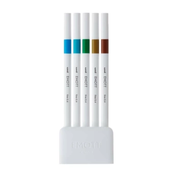 Set de 5 Rotuladores Calibrados Colores nº4 Emott Uni-Ball