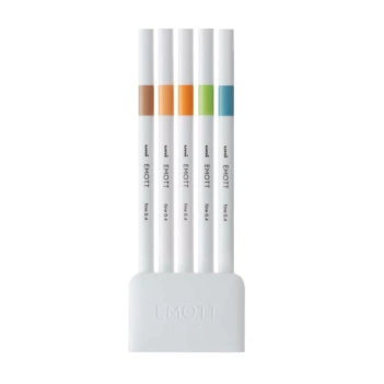 Set de 5 Rotuladores Calibrados Colores nº6 Emott Uni-Ball
